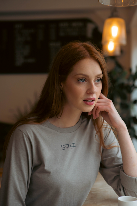 the essential long sleeve in grounded
