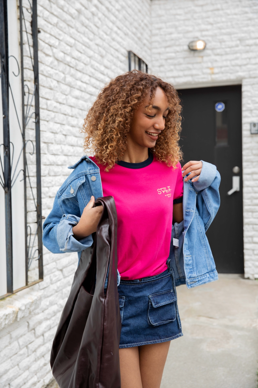 st. john's ringer tee in fruit punch