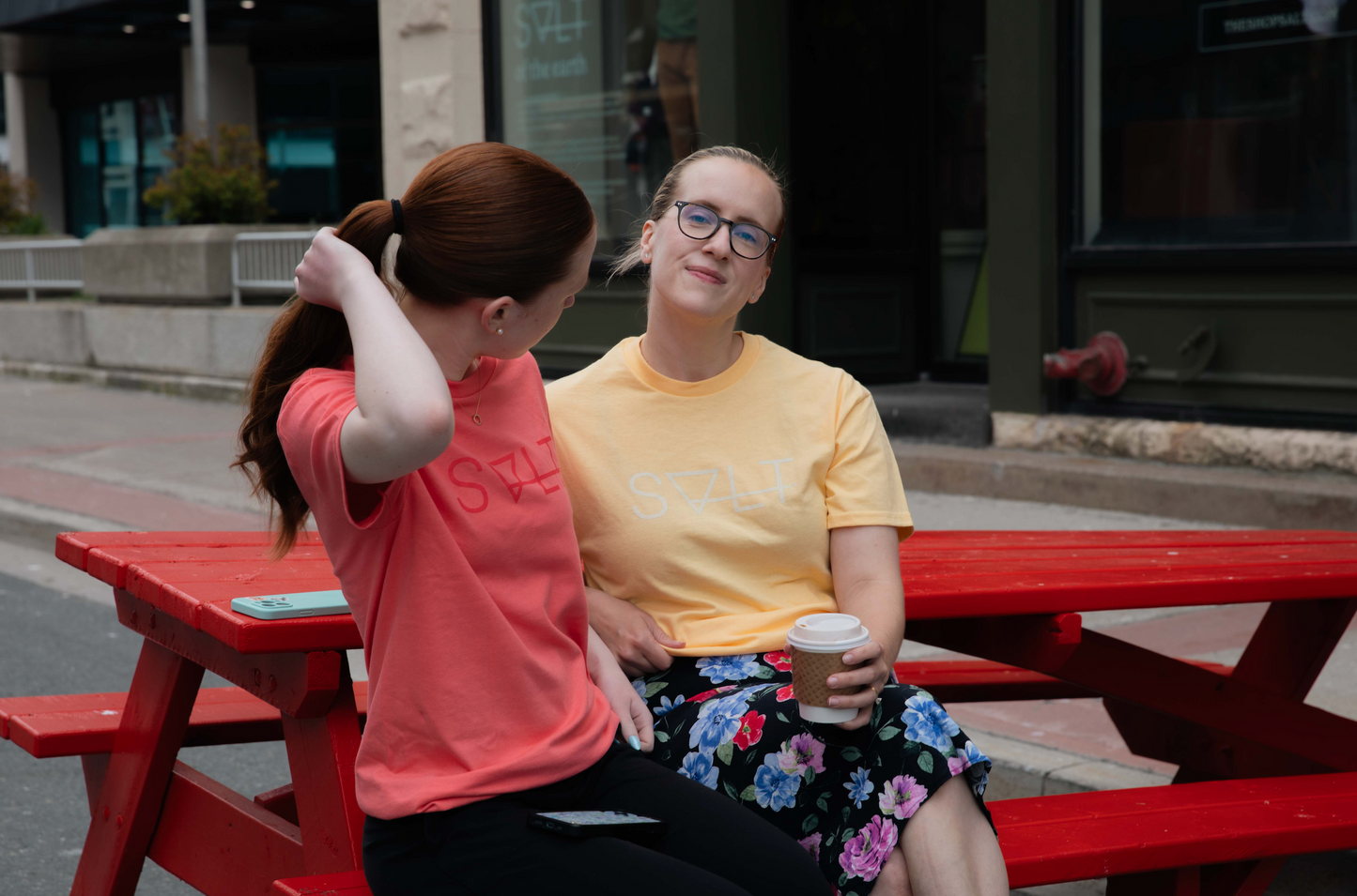 the essential tee in lemon zest