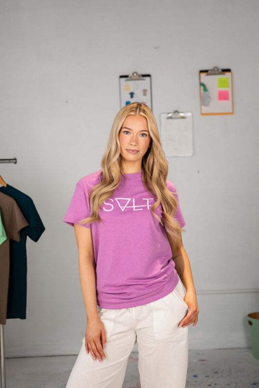 the essential tee in grasspink