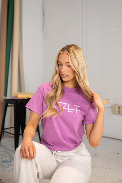 the essential tee in grasspink