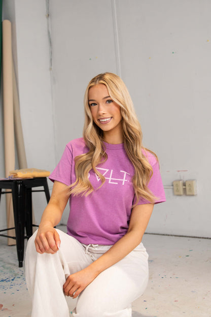 the essential tee in grasspink