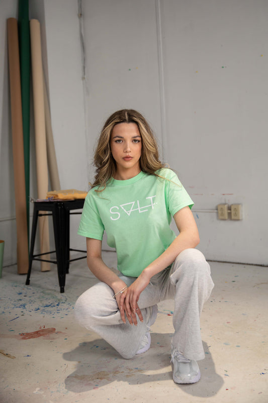 the essential tee in mint julep