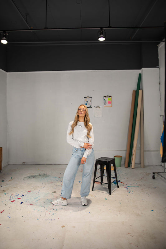 the essential long sleeve in party grey