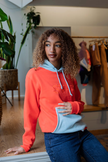 SALT colourblock hoodie