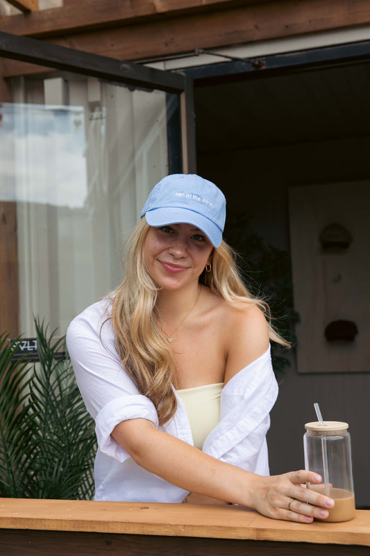 salt of the earth cap in sky blue
