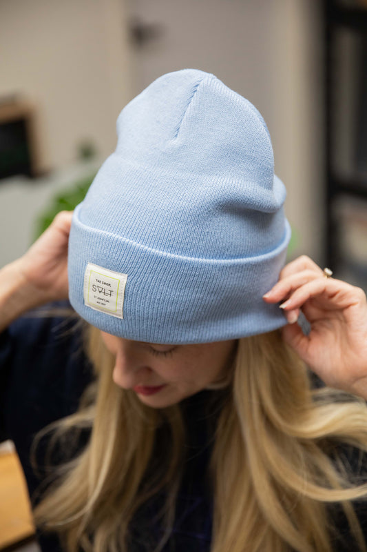 the shop toque in glacier blue