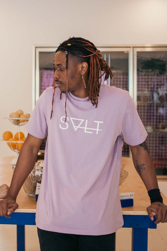 the essential tee in lavender ice