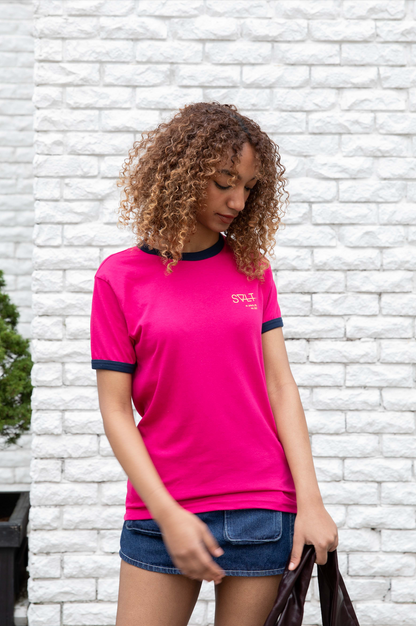 st. john's ringer tee in fruit punch