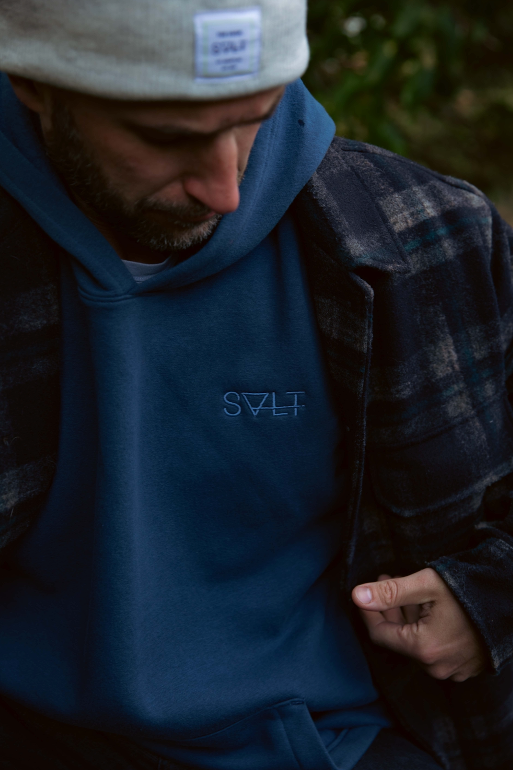 key hoodie in weathered