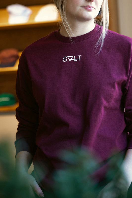 the essential long sleeve in mulberry