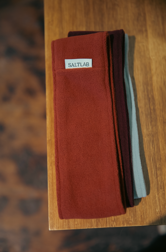 cross-country headband in warm bronze