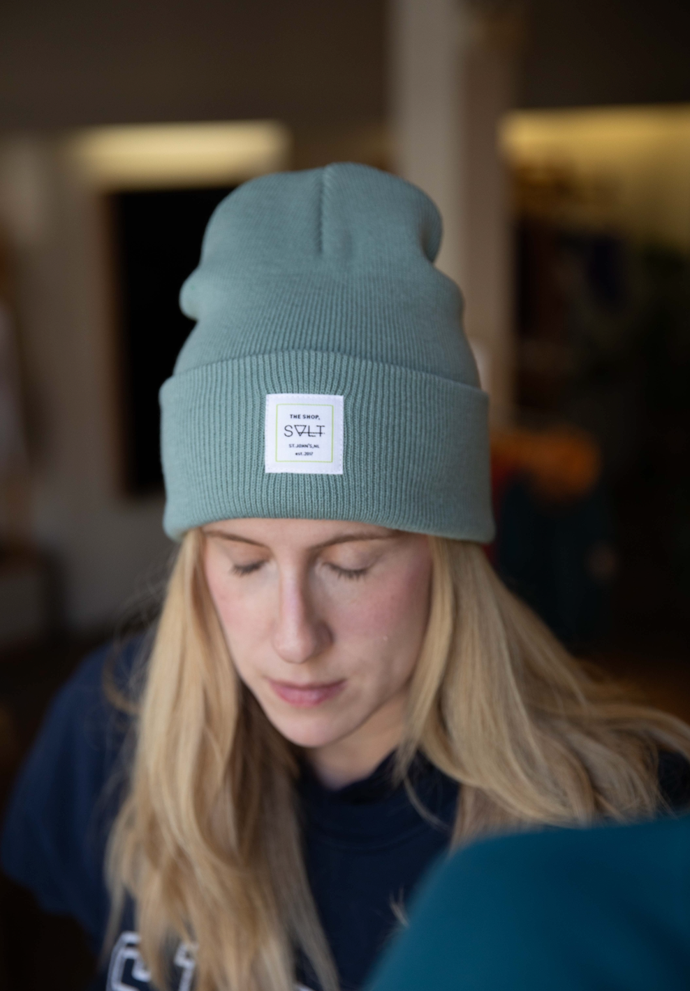 the shop toque in seafoam