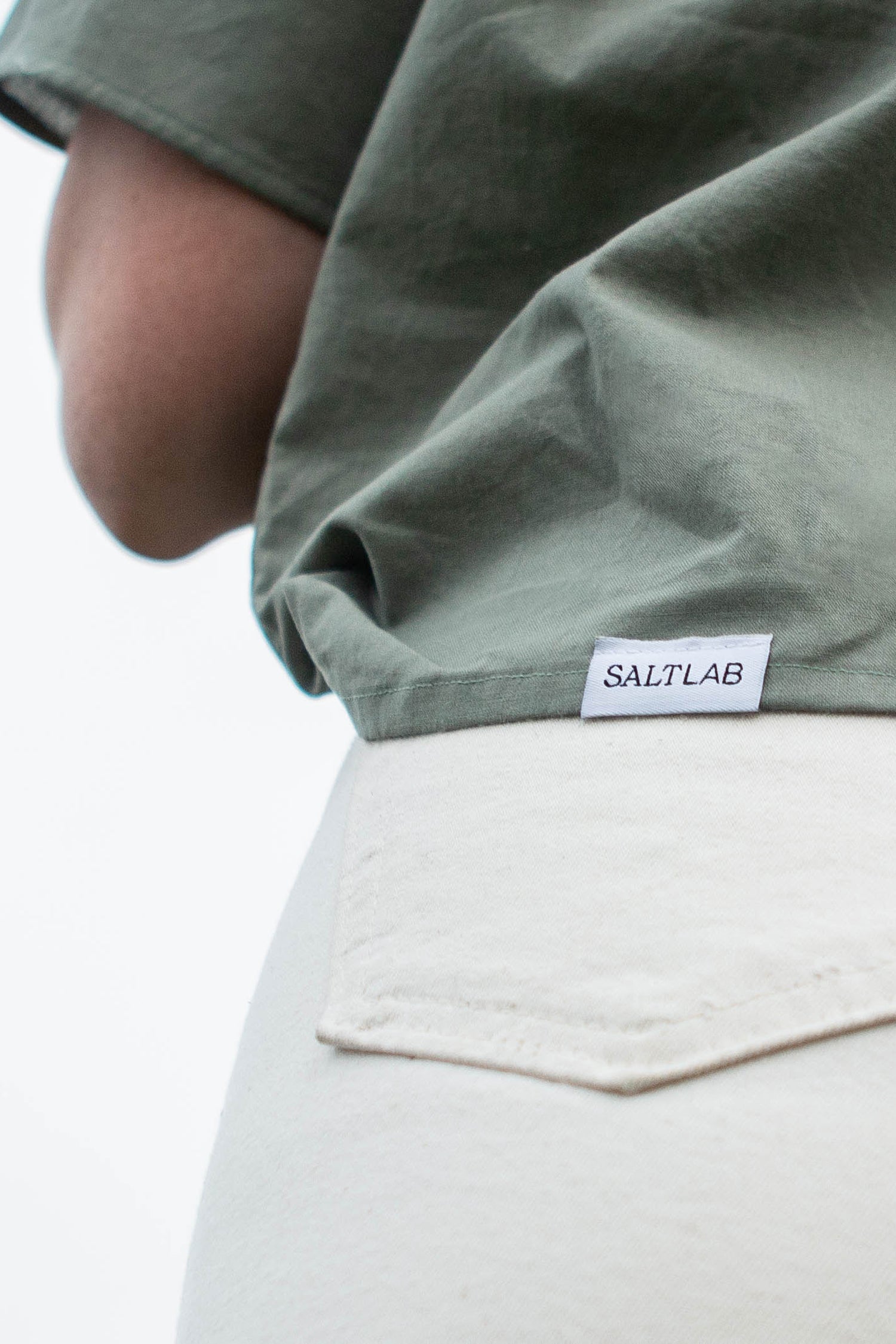 SALTLAB ARCHIVE SALE architect shirt in fresh sage