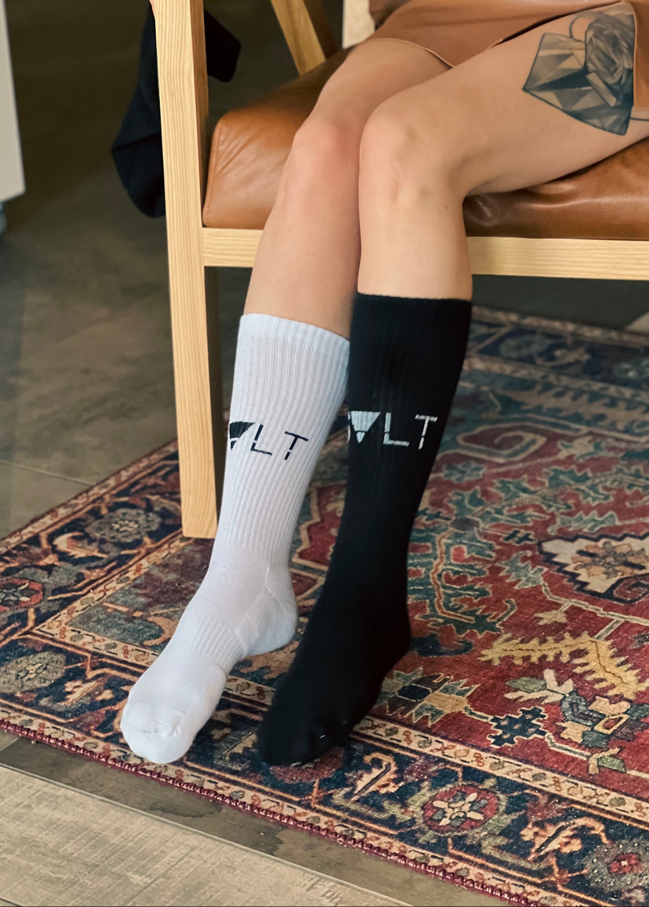 salt socks in black