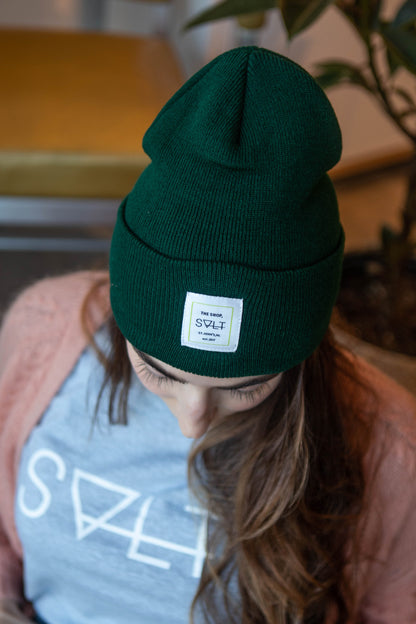 the shop toque in forest green