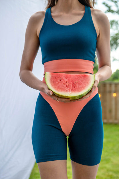 SALTLAB vacation lounge resort short in tropical punch